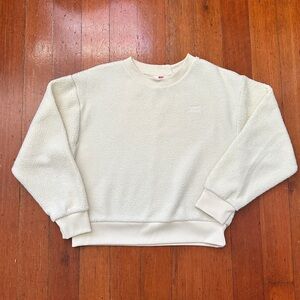 Levi's Cream Fleece Pullover
